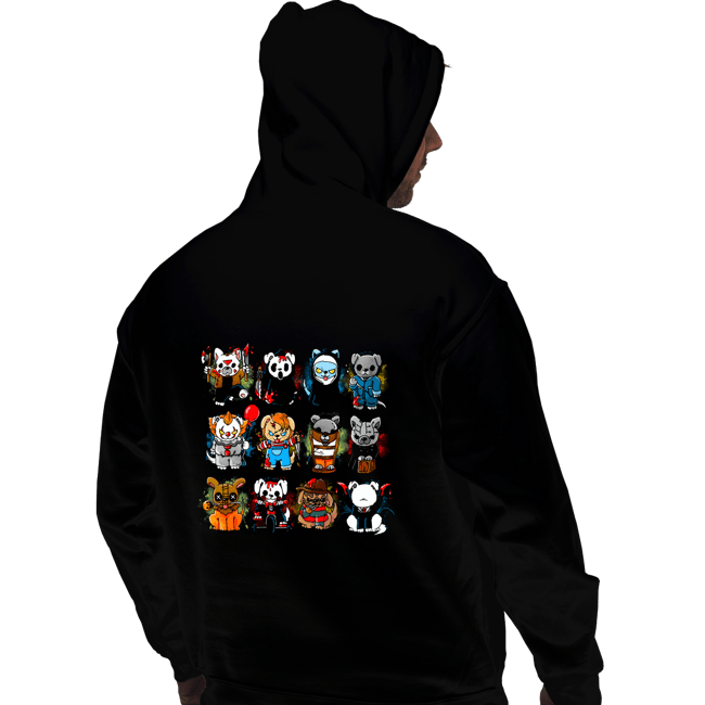 Daily_Deal_Shirts Pullover Hoodies, Unisex / Small / Black Horror Puppies