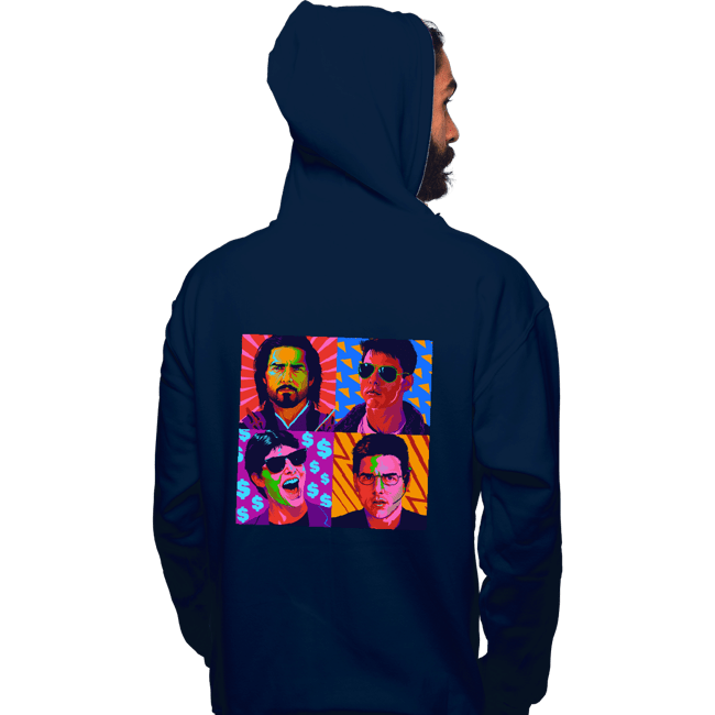 Daily_Deal_Shirts Pullover Hoodies, Unisex / Small / Navy Pop Tom Cruise