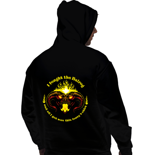 Secret_Shirts Pullover Hoodies, Unisex / Small / Black I Fought The Balrog