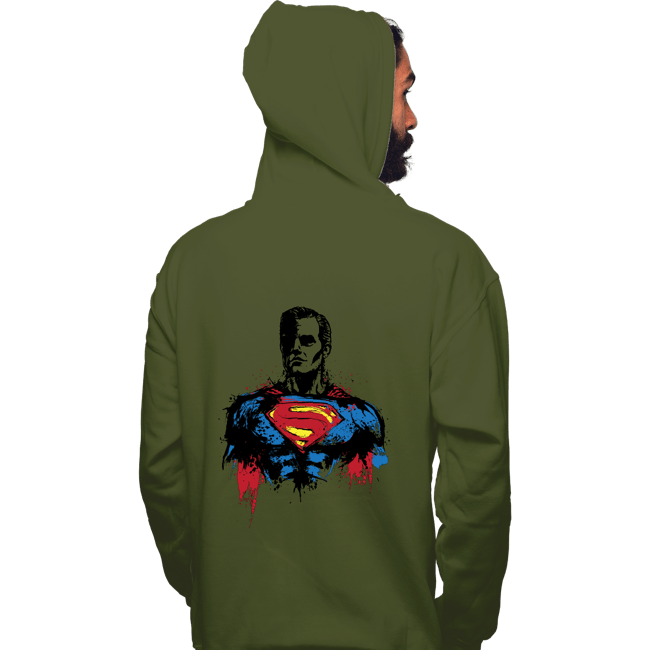 Shirts Pullover Hoodies, Unisex / Small / Military Green Return Of Kryptonian