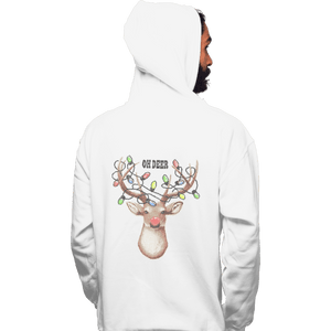 Shirts Pullover Hoodies, Unisex / Small / White Oh Deer