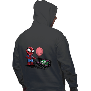 Daily_Deal_Shirts Pullover Hoodies, Unisex / Small / Charcoal Spider IT