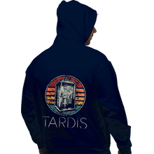 Load image into Gallery viewer, Shirts Pullover Hoodies, Unisex / Small / Navy Vintage Tardis
