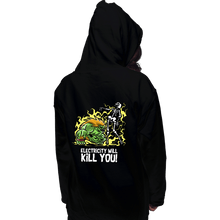 Load image into Gallery viewer, Daily_Deal_Shirts Pullover Hoodies, Unisex / Small / Black Electricity Will Kill You
