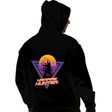 Load image into Gallery viewer, Daily_Deal_Shirts Pullover Hoodies, Unisex / Small / Black Neon Vampire Hunter
