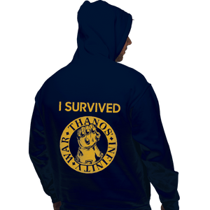 Shirts Pullover Hoodies, Unisex / Small / Navy Infinity War Survivor