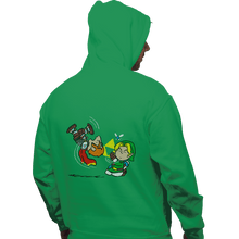 Load image into Gallery viewer, Secret_Shirts Pullover Hoodies, Unisex / Small / Irish Green Triforce Gag
