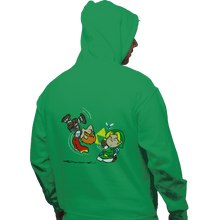 Load image into Gallery viewer, Secret_Shirts Pullover Hoodies, Unisex / Small / Irish Green Triforce Gag
