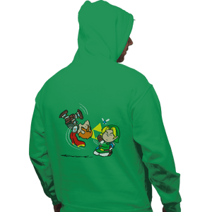 Secret_Shirts Pullover Hoodies, Unisex / Small / Irish Green Triforce Gag