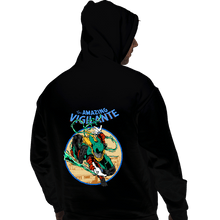 Load image into Gallery viewer, Daily_Deal_Shirts Pullover Hoodies, Unisex / Small / Black The Amazing Vigilante
