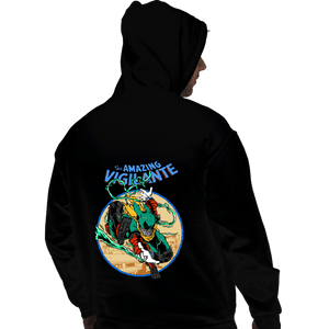 Daily_Deal_Shirts Pullover Hoodies, Unisex / Small / Black The Amazing Vigilante