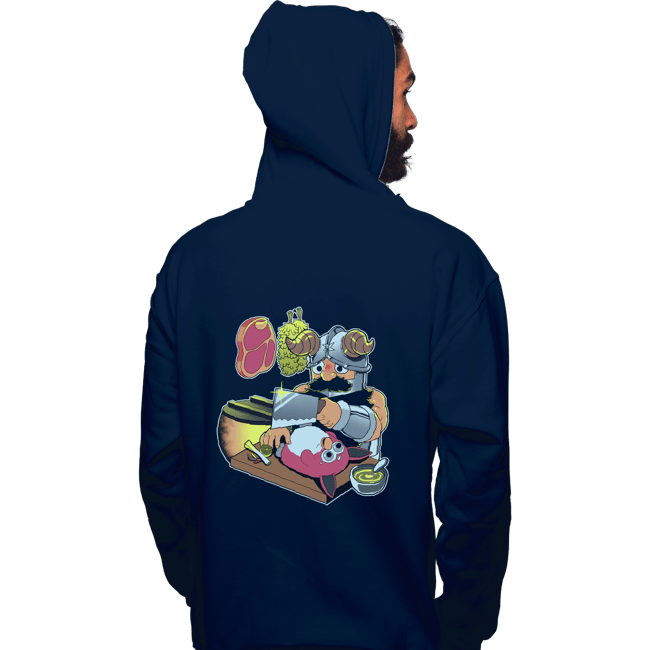 Last_Chance_Shirts Pullover Hoodies, Unisex / Small / Navy Tastes Like Chicken