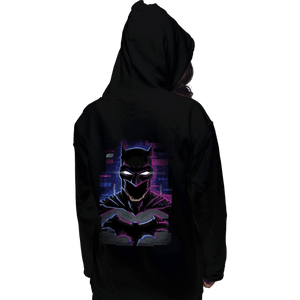 Daily_Deal_Shirts Pullover Hoodies, Unisex / Small / Black Glitch Batman