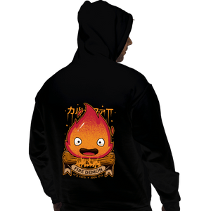 Shirts Pullover Hoodies, Unisex / Small / Black Fire Demon