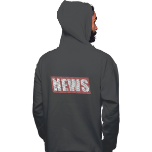 Shirts Pullover Hoodies, Unisex / Small / Charcoal NEWS