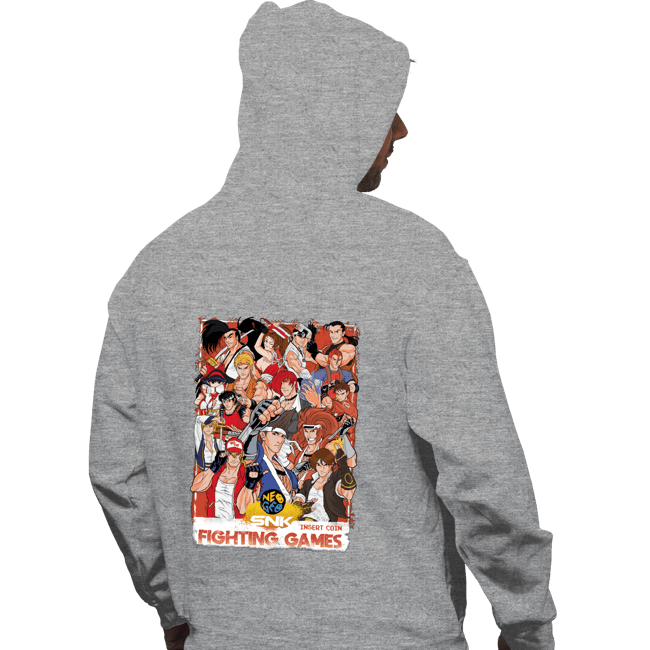 Daily_Deal_Shirts Pullover Hoodies, Unisex / Small / Sports Grey SNK Fight