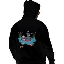 Load image into Gallery viewer, Shirts Pullover Hoodies, Unisex / Small / Black Dark Duck Costume
