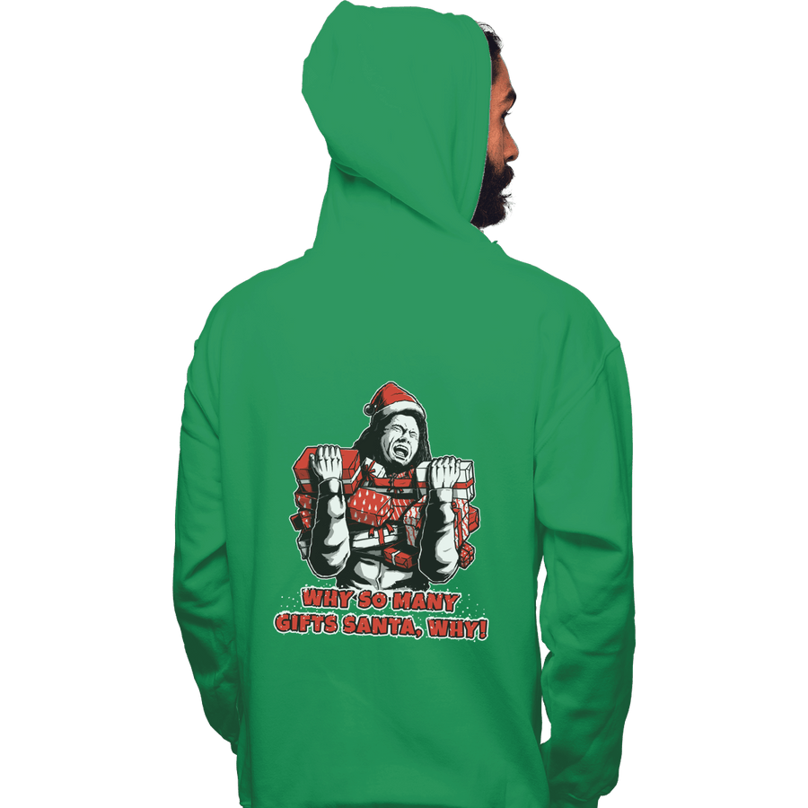 Shirts Zippered Hoodies, Unisex / Small / Irish Green Why Santa Why