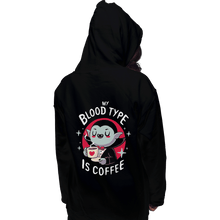 Load image into Gallery viewer, Shirts Zippered Hoodies, Unisex / Small / Black Coffee Vampire

