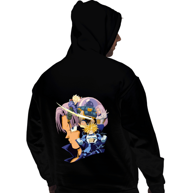 Daily_Deal_Shirts Pullover Hoodies, Unisex / Small / Black Vintage Trunks