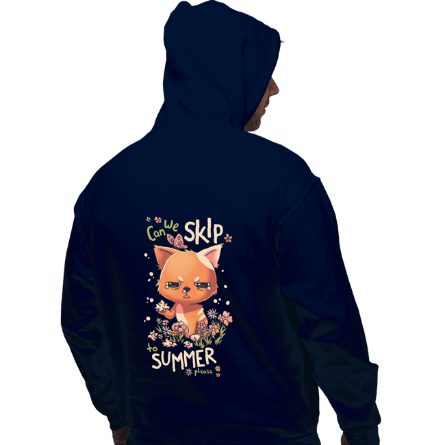Daily_Deal_Shirts Pullover Hoodies, Unisex / Small / Navy Can We Skip To Summer Please
