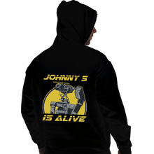 Load image into Gallery viewer, Shirts Pullover Hoodies, Unisex / Small / Black Johnny 5 Is Alive

