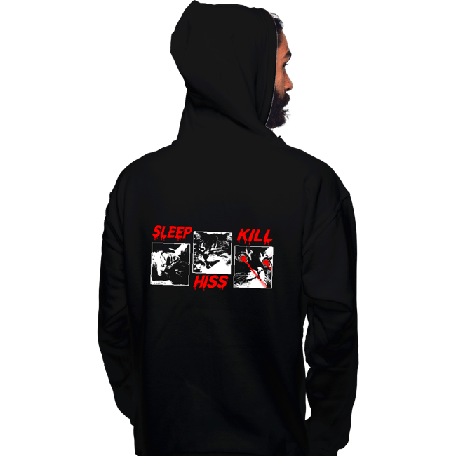 Daily_Deal_Shirts Pullover Hoodies, Unisex / Small / Black Sleep Hiss Kill