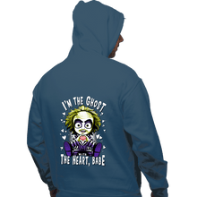Load image into Gallery viewer, Daily_Deal_Shirts Pullover Hoodies, Unisex / Small / Indigo Blue I&#39;m The Ghost With The Heart
