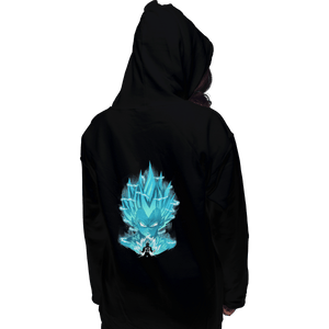 Shirts Pullover Hoodies, Unisex / Small / Black Super Saiyan Blue