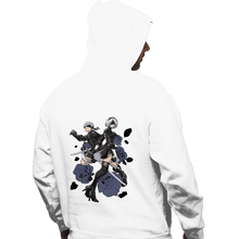 Load image into Gallery viewer, Daily_Deal_Shirts Pullover Hoodies, Unisex / Small / White Android Hunter
