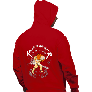 Daily_Deal_Shirts Pullover Hoodies, Unisex / Small / Red The Last Air Guitar