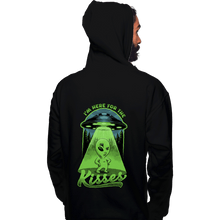 Load image into Gallery viewer, Daily_Deal_Shirts Pullover Hoodies, Unisex / Small / Black Here For The Kisses
