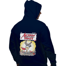 Load image into Gallery viewer, Shirts Pullover Hoodies, Unisex / Small / Navy Action Toast
