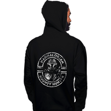 Load image into Gallery viewer, Shirts Pullover Hoodies, Unisex / Small / Black Mandalorian Bounty Hunter
