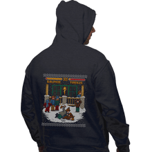 Load image into Gallery viewer, Daily_Deal_Shirts Pullover Hoodies, Unisex / Small / Dark Heather The Christmas Fight
