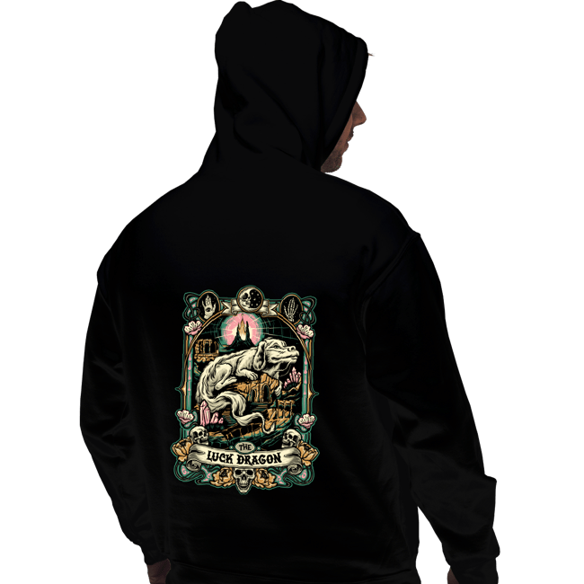Daily_Deal_Shirts Pullover Hoodies, Unisex / Small / Black The Luck Dragon Crest