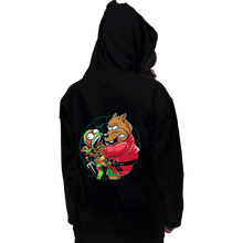 Load image into Gallery viewer, Daily_Deal_Shirts Pullover Hoodies, Unisex / Small / Black Why You Little Turtle
