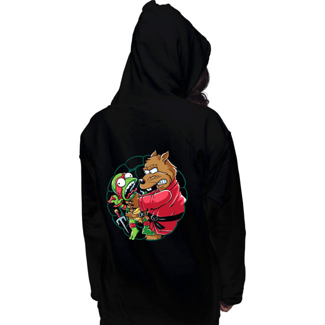 Daily_Deal_Shirts Pullover Hoodies, Unisex / Small / Black Why You Little Turtle