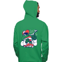 Load image into Gallery viewer, Shirts Pullover Hoodies, Unisex / Small / Irish Green Slippy Toad
