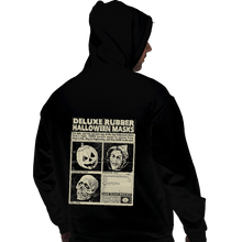 Load image into Gallery viewer, Shirts Pullover Hoodies, Unisex / Small / Black Three Halloween Masks
