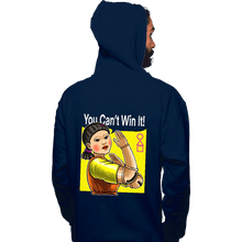 Load image into Gallery viewer, Shirts Pullover Hoodies, Unisex / Small / Navy You Can&#39;t Win It
