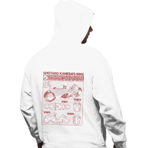 Secret_Shirts Pullover Hoodies, Unisex / Small / White Shotaro Kaneda Bike