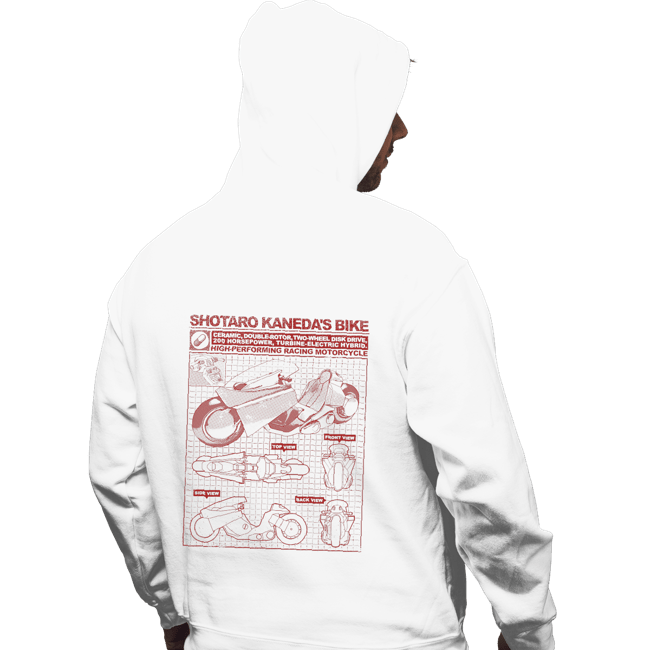 Secret_Shirts Pullover Hoodies, Unisex / Small / White Shotaro Kaneda Bike