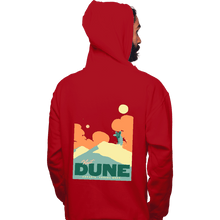 Load image into Gallery viewer, Shirts Pullover Hoodies, Unisex / Small / Red Visit Dune
