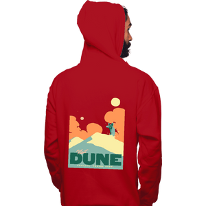 Shirts Pullover Hoodies, Unisex / Small / Red Visit Dune