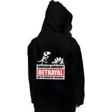 Load image into Gallery viewer, Daily_Deal_Shirts Pullover Hoodies, Unisex / Small / Black Betrayal Warning
