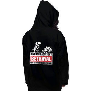 Daily_Deal_Shirts Pullover Hoodies, Unisex / Small / Black Betrayal Warning