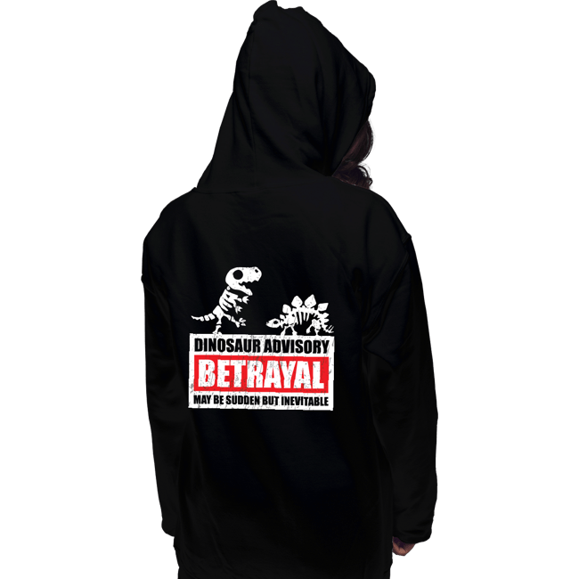 Daily_Deal_Shirts Pullover Hoodies, Unisex / Small / Black Betrayal Warning