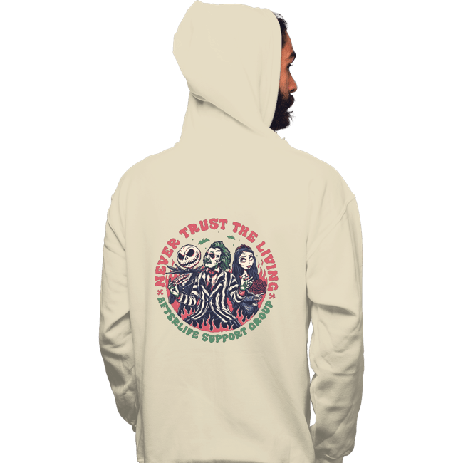 Daily_Deal_Shirts Pullover Hoodies, Unisex / Small / Sand Afterlife Support Group