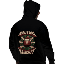 Load image into Gallery viewer, Shirts Pullover Hoodies, Unisex / Small / Black Neutral Naughty Christmas
